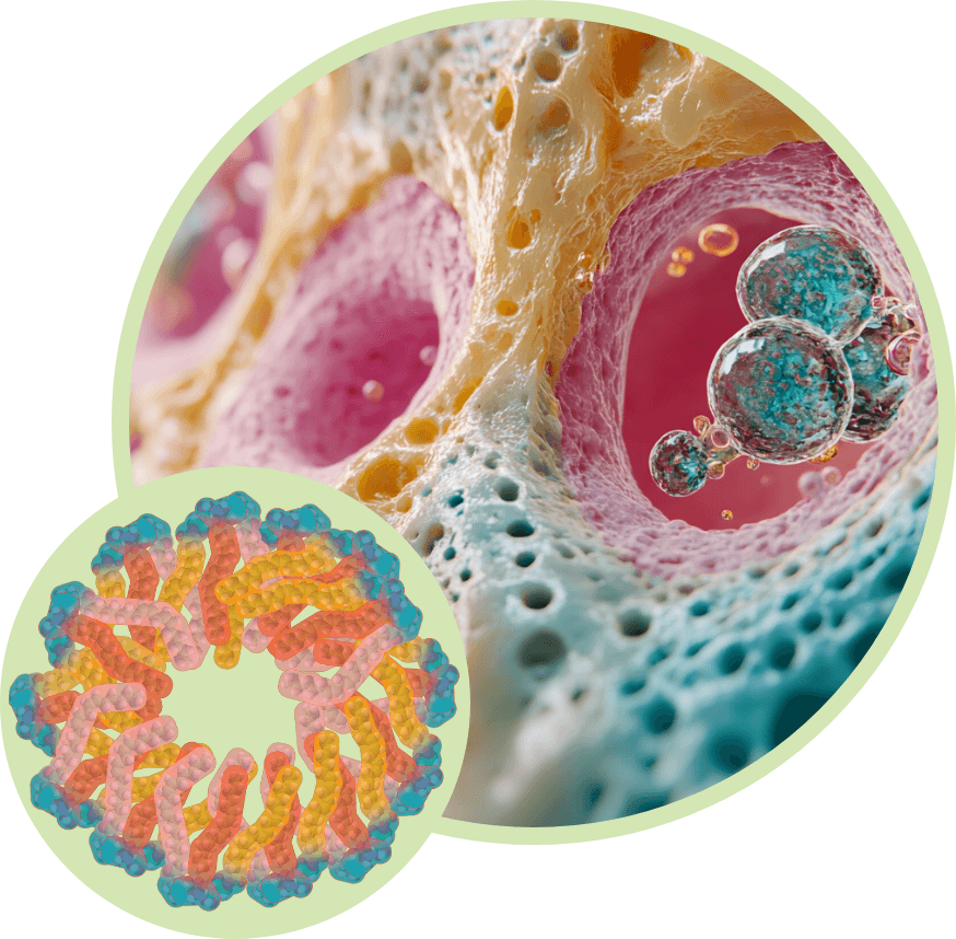 Colorful structure of Seracal product